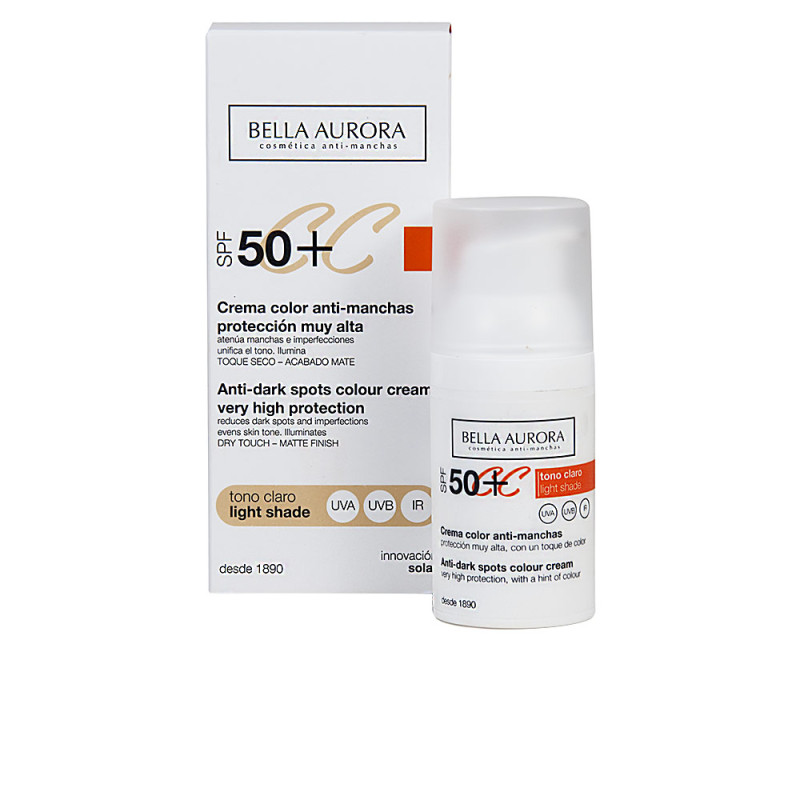 CC CREAM anti-manchas SPF50 tono claro