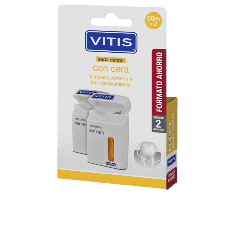 VITIS fil dentaire avec duo de cire 2 unités