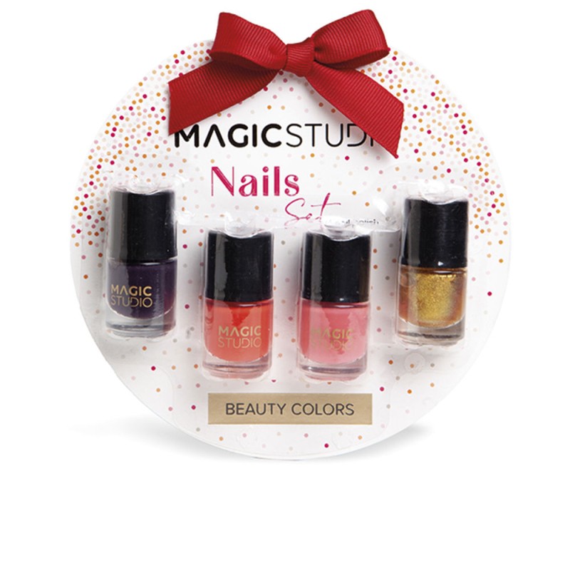 LOT D'ONGLES COLORÉS 4 pcs