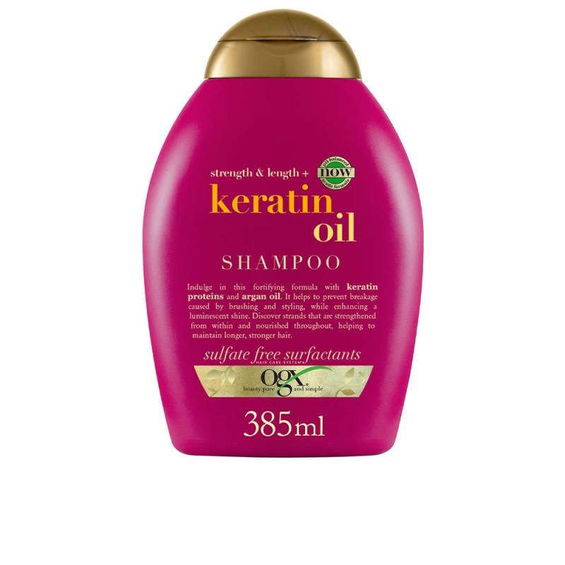 KERATIN OIL anti-breakage hair shampoo 385 ml