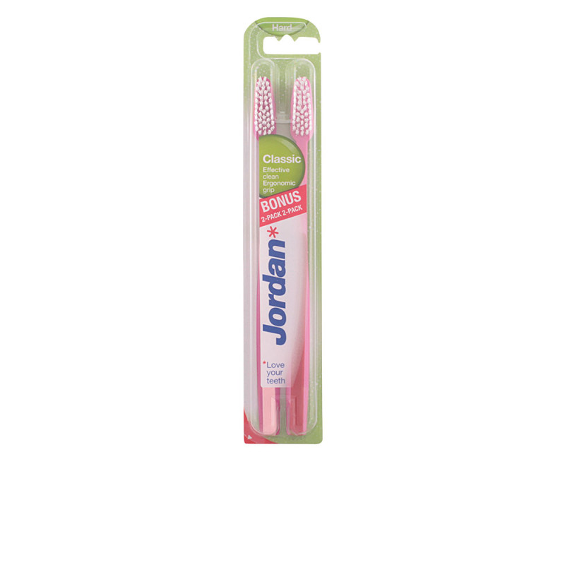 JORDAN CLASSIC cepillo dental duro 2 u