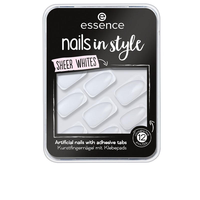 NAILS IN STYLE uñas artificiales 11-sheer whites