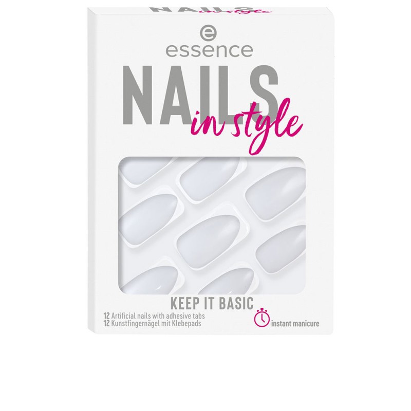 NAILS IN STYLE ongles artificiels 15-keep it basic 12 u