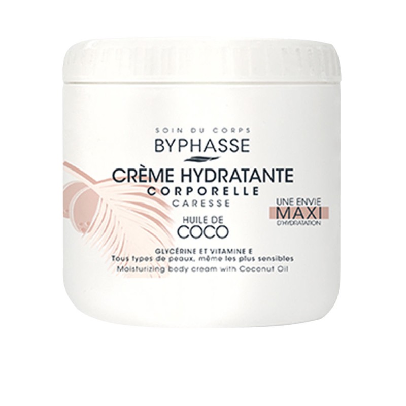 CREMA HIDRATANTE corporal aceite de coco 500 ml