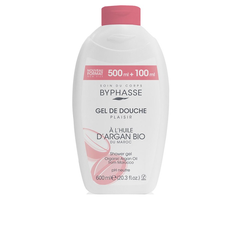 PLAISIR GEL DOUCHE huile d'argan bio 600 ml