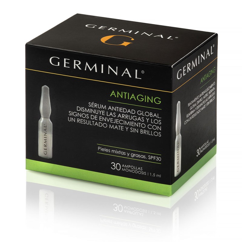 ACCIÓN PROFUNDA antiaging pieles mixtas y grasas ampollas 30 x 1 5 ml