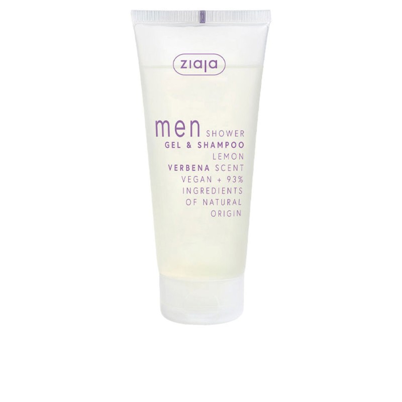 MEN gel douche et shampoing verveine citronnelle 200 ml